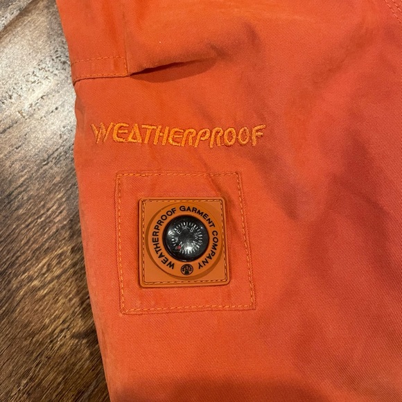 Weatherproof Girls Puffer Coat Thermal Insulation Wind Resistant Orange Large 14 - Picture 4 of 10